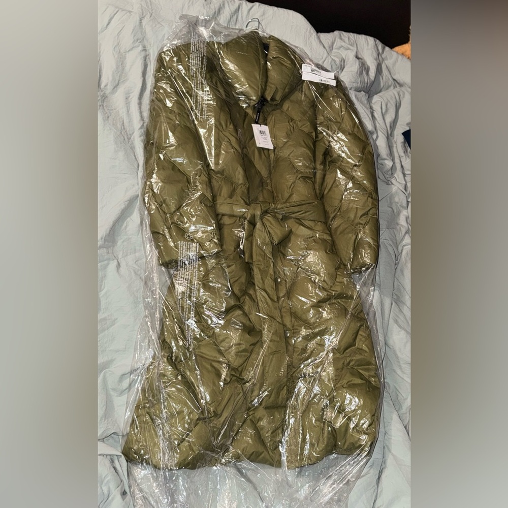 Coach Quilted Long Puffer In Recycled Polyamide